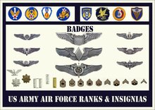 US AIR FORCE RANKS & BADGES