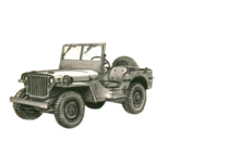 Canvas Jeep Willy MB Ford