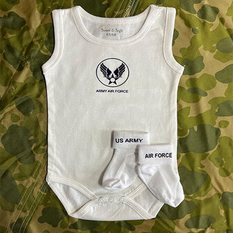 US Army Air Force baby cadeau set