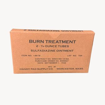 WW2 Burns Injury Sets