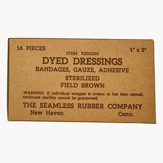 1" x 3" Gauze Sachets Box