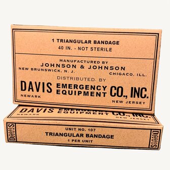 Triangular Bandage Box, for WW2 US Medical Kit