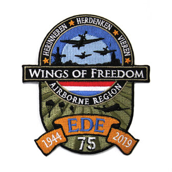 WINGS OF FREEDOM PATCH STRIJK LAAG