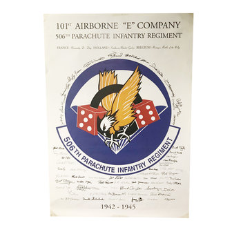 101ST 506TH AIRBORNE SIGNS POSTER