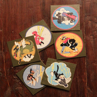 COASTERS PIN-UP