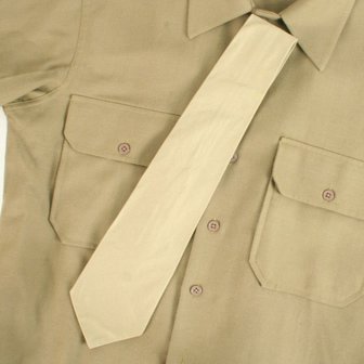 US Enlisted Mans Tan Tie