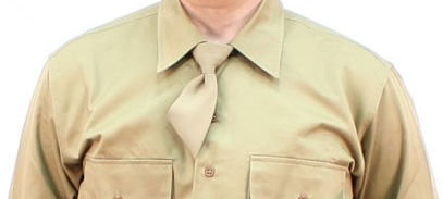 US Enlisted Mans Tan Tie
