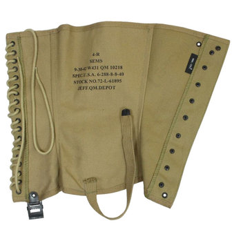 US M1938 Canvas Gaiters