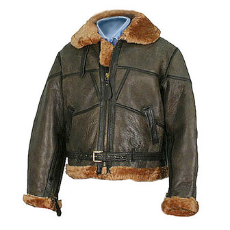 RAF Sheepskin Lined Pilots Leather irvin Flying Jacket