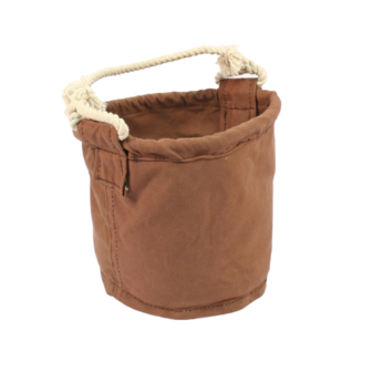 British Brown Canvas Bucket