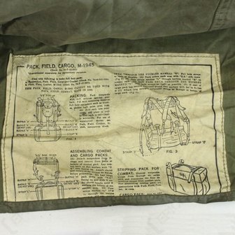 US M1945 Cargo Bag - Post War Original