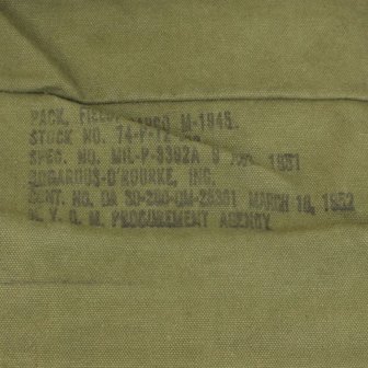 US M1945 Cargo Bag - Post War Original