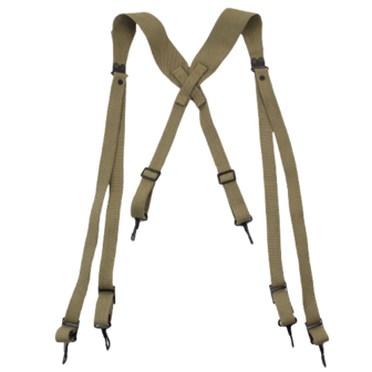 US Army M1936 SUSPENDERS OD Combat Webbing