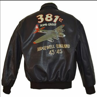 Hand-paint pinup on your leather A2 or B3 Flight Jacket