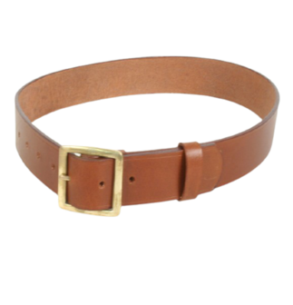 1940s Brown Leather Garrison Belt