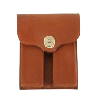 Leather Colt 45 Mag Pouch Light Brown