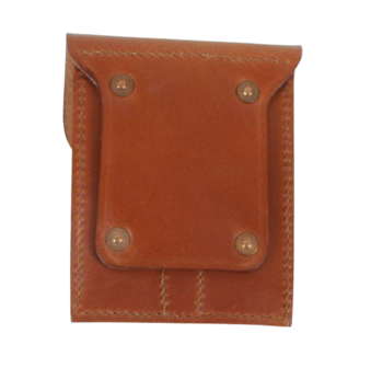 Leather Colt 45 Mag Pouch Light Brown