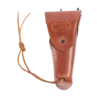 Colt 45 Holster Deluxe Leather Belt Holster