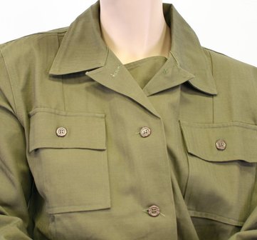 WW2 US Army Womens HBT Shirt