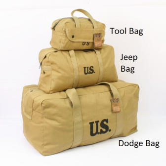 Dodge Bag Holdall by Kay Canvas Khaki