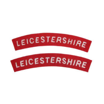 WW2 Leicestershire Shoulder Titles