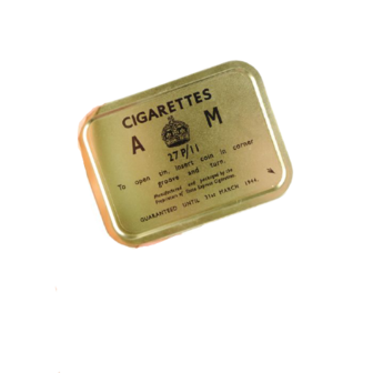 WW2 British Cigarettes AM Ration Tin