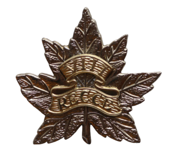 WW2 CANADIAN VIII 8th RECONNAISSANCE RECCE CAP BADGE