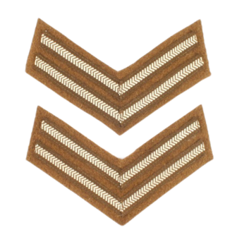 British WW2 and WW1 Corporal Rank Stripes