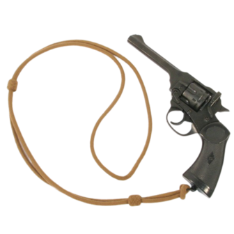 British Khaki Webley and Enfield Pistol Lanyard