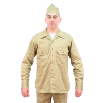 WW2 Mans Summer Service Shirt Chino