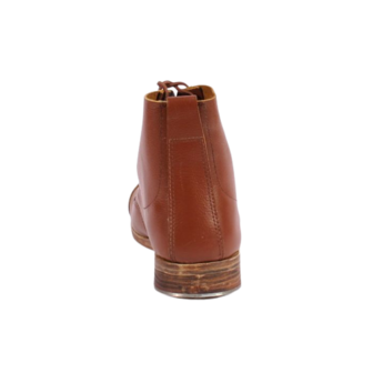 British Officers Brown Ankle Boots