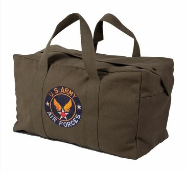 OD US COTTON PARACHUTE CARGO BAG WITH PRINT