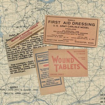 WW2 US Paratrooper Pack First Aid Kit