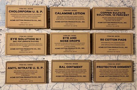WW2 Gas First Aid Set