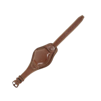 US Brown Leather Watch Strap with Cover