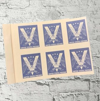 WW2 Postage Stamps, Airmail Stamps for US GI Reenactment