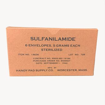 Sulfanilamide Sachet Display Box