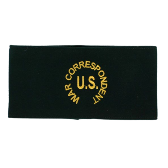 WW2 US War Correspondent Armband