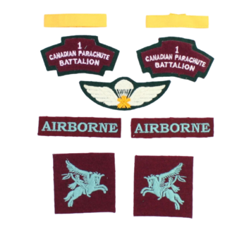 WW2 1st Canadian Parachute battalion, 6th Airborne Div Normandy badge set
