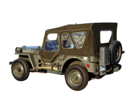 Canvas TOP, WINTER, ASSY, Jeep MB