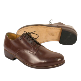 US WW2 Men&#039;s Officers shoes. Low Quarter Leather shoe