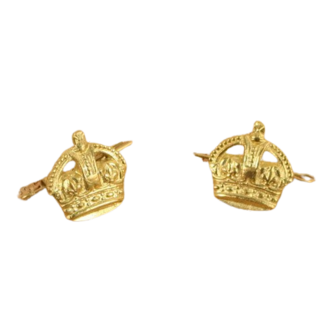 UK Brass Crowns x 2