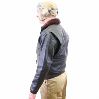 USN WW2 G1 Leather Flying Jacket by Kay Canvas