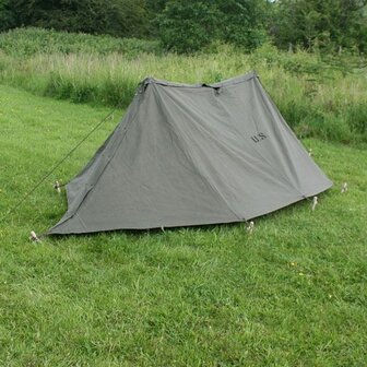 1945 US Army OD Shelter Halves x2 ( Pup tent) Canvas Only by Kay Canvas