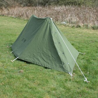 1943 US Army WW2 Shelter Halves x 2 ( pup tent) Canvas Only