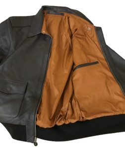 US A2 LEATHER FLIGHT JACKET