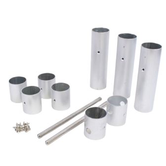 12 Piece Alloy Pole Fittings repair Set for Canvas Tent Poles