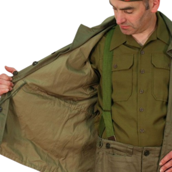 M43 US WW2 M43 Jacket by Kay Canvas