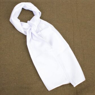 Pilots White Silk Scarf