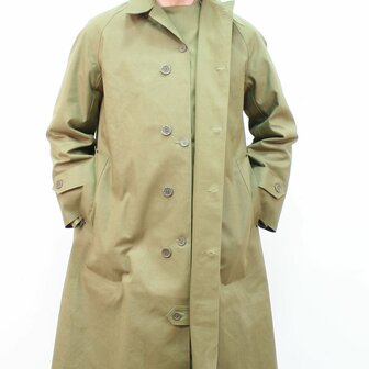 M1938 Dismounted Raincoat Rubberised WW2 US Trench Coat
